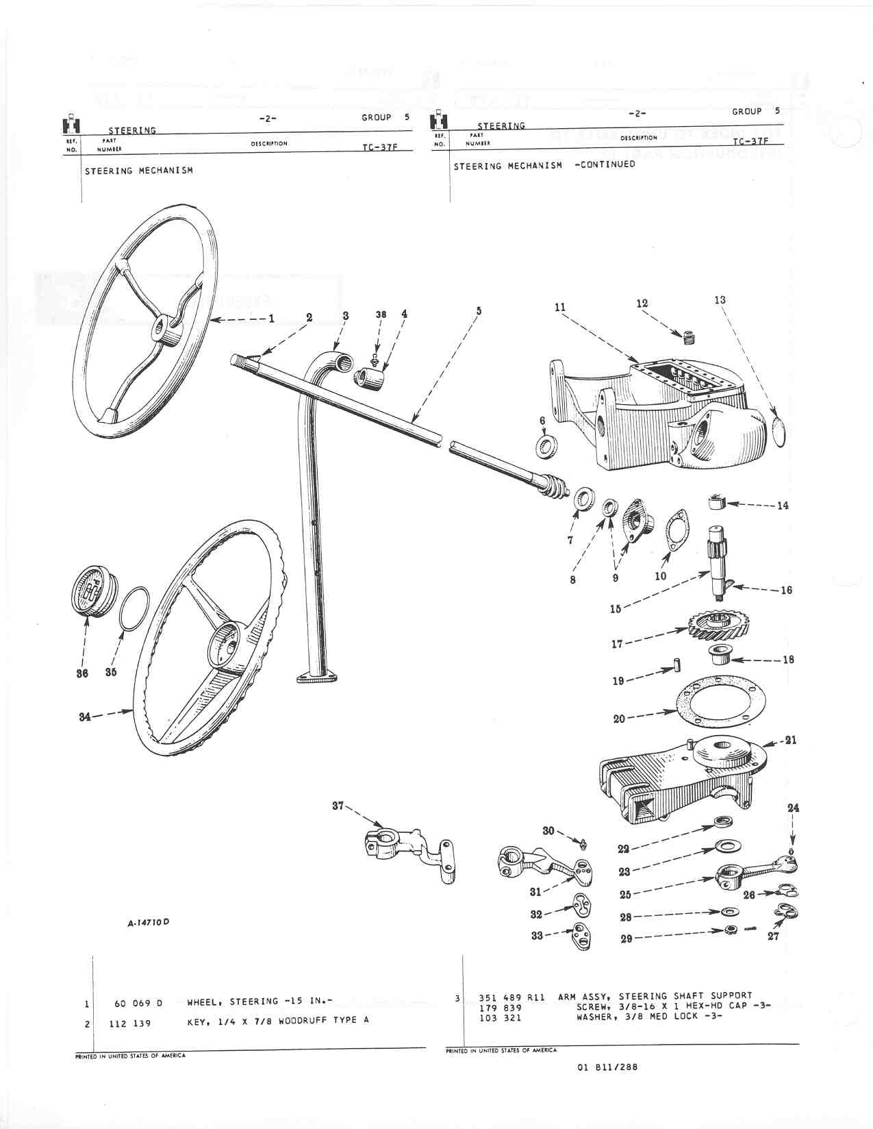 30 Ford Tractor Steering Box Diagram